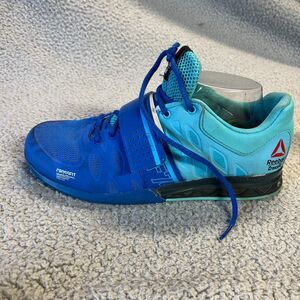 Reebok Training Shoes Womens 9 Aqua Blue CrossFit Lifter CF74 Squat Push Press